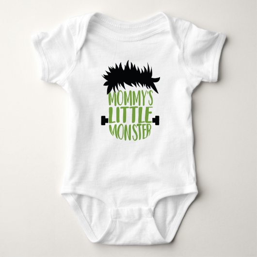 Halloween Baby Bodysuit - Mammie's Little Monster (Voorkant)