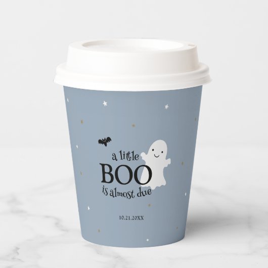 Halloween Baby Boy Shower Papieren Bekers (Voorkant)