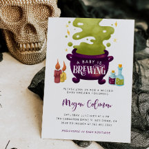 Halloween Baby breekt heks Baby shower