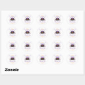 Halloween baby Brewing baby shower Dank u Ronde Sticker (Vel)