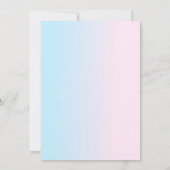 Halloween Baby Brewing Witch Gender onthullen Kaart (Achterkant)