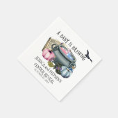 Halloween Baby Brewing Witch Gender onthullen Servet (Hoek)