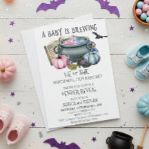 Halloween Baby Brouwende Hek Geslacht Reveal  