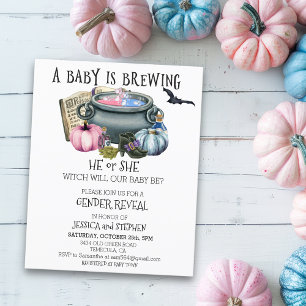 Halloween Baby Brouwende Heks Geslacht Reveal Budg