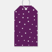 Halloween Baby brouwt Baby shower dank je Cadeaulabel (Achterkant)