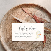 Halloween Baby Display Shower Enclosure Card Informatiekaartje