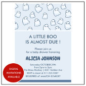 Halloween baby douche uitnodigingen klein boek