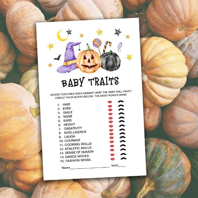 Halloween Baby Eigenschappen Spel (Creator heeft geüpload)