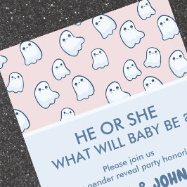 Halloween Baby gender onthullen uitnodiging Leuke 