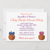 Halloween Baby Gender onthult uitvindingen Kaart (Achterkant)