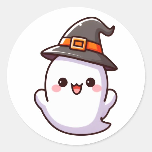 Halloween Baby Ghost Sticker (Voorkant)