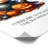 Halloween Baby is Brewin Fopspeen Hunt Douche Spel Poster (Hoek)