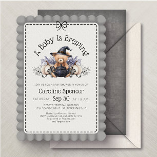 Halloween Baby is Brewing Borrel Kaart