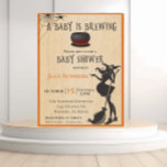 Halloween Baby is Brewing Witch Oktober Briefkaart<br><div class="desc">Dit ontwerp kan op het gebied worden gepersonaliseerd dat door de foto en/of tekst te veranderen wordt verstrekt. Of het kan worden aangepast door te klikken deze Sjabloon personaliseert en dan de klik te kiezen om verdere optie aan te passen en de kleur van de achtergrond te schrappen of te...</div>
