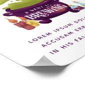 Halloween Baby is brouwerij - Aangepast teken Poster (Hoek)