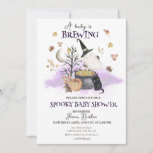 Halloween Baby is het brouwen van Baby shower