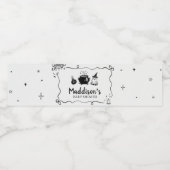 Halloween Baby is het brouwen van Baby shower Waterfles Etiket (Enkel label)