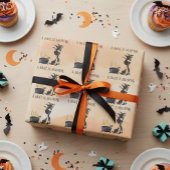 Halloween Baby is het brouwen van heksendouche Sin Cadeaupapier