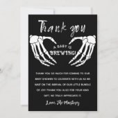 Halloween Baby is het brouwen van ketel kaart dank (Voorkant)