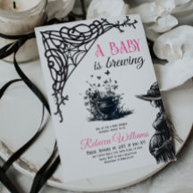 Halloween Baby is het brouwen van roze meisje Baby