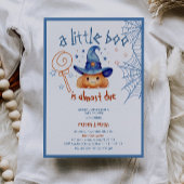 Halloween Baby Jongen Douche Pompoen Kaart