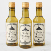 Halloween Baby Making Potion Drinken Grappig Spook Wijn Etiket (Flessen)