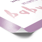 Halloween Baby Meisje Shower Pompoen Welkom Bord Foto Afdruk (Hoek)