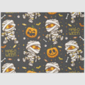 Halloween Baby Mummies | Mummy-weefselpapier Tissuepapier (Voorkant)