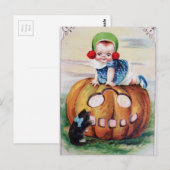  Halloween Baby op pompoen Briefkaart (Voorkant / Achterkant)