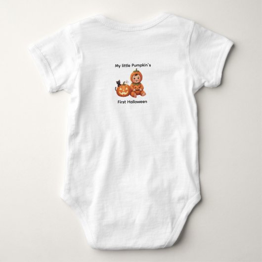 Halloween Baby Outfit Romper (Achterkant)
