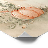 Halloween Baby Shower A Little Boo Is Due Welcome Poster (Hoek)