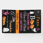 Halloween Baby shower Banner (Horizontaal)