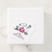 Halloween Baby shower Bedankjes Labels (In situ)