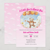 Halloween Baby shower - Beer, Pompoenen, Wolken Kaart (Voorkant / Achterkant)