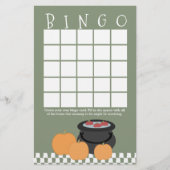 Halloween Baby shower Bingo (Voorkant)