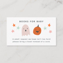Halloween Baby shower Boek aanvraag Behuizing Kaar