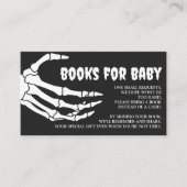 Halloween Baby shower Boeken voor Baby Informatiekaartje (Voorkant)