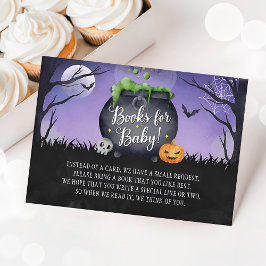 Halloween Baby shower Boeken voor Baby Insert Kaar Informatiekaartje