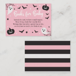 Halloween Baby shower Boeken voor Baby Kaart