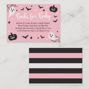Halloween Baby shower Boeken voor Baby Kaart