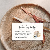 Halloween Baby Shower Book Request Enclosure Card Informatiekaartje