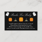 Halloween Baby shower Books for Baby Informatiekaartje (Voorkant)