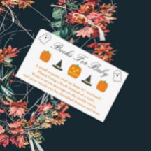 Halloween Baby shower Books for Baby