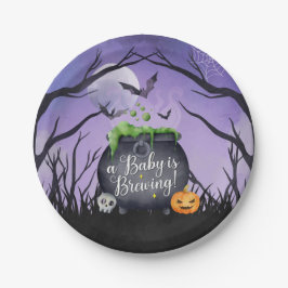 Halloween Baby shower Borden Papieren Bordje