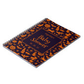 Halloween Baby shower cadeau lijst Notitieboek (Linkerzijde)