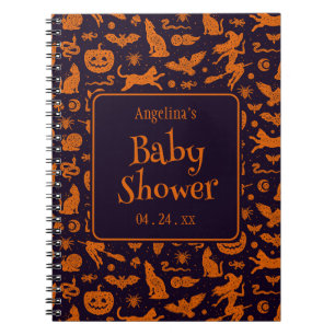 Halloween Baby shower cadeau lijst Notitieboek