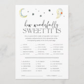 Halloween Baby Shower Candy Guessing Game Card Kaart (Voorkant)