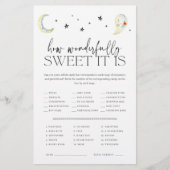 Halloween Baby Shower Candy Guessing Game Sheet Flyer (Voorkant)