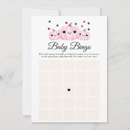 Halloween Baby Shower Cute Boo Baby Shower Bingo Kaart