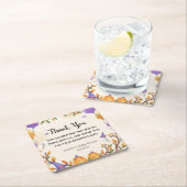 Halloween baby shower Dank je wel Kartonnen Onderzetters (Insitu)